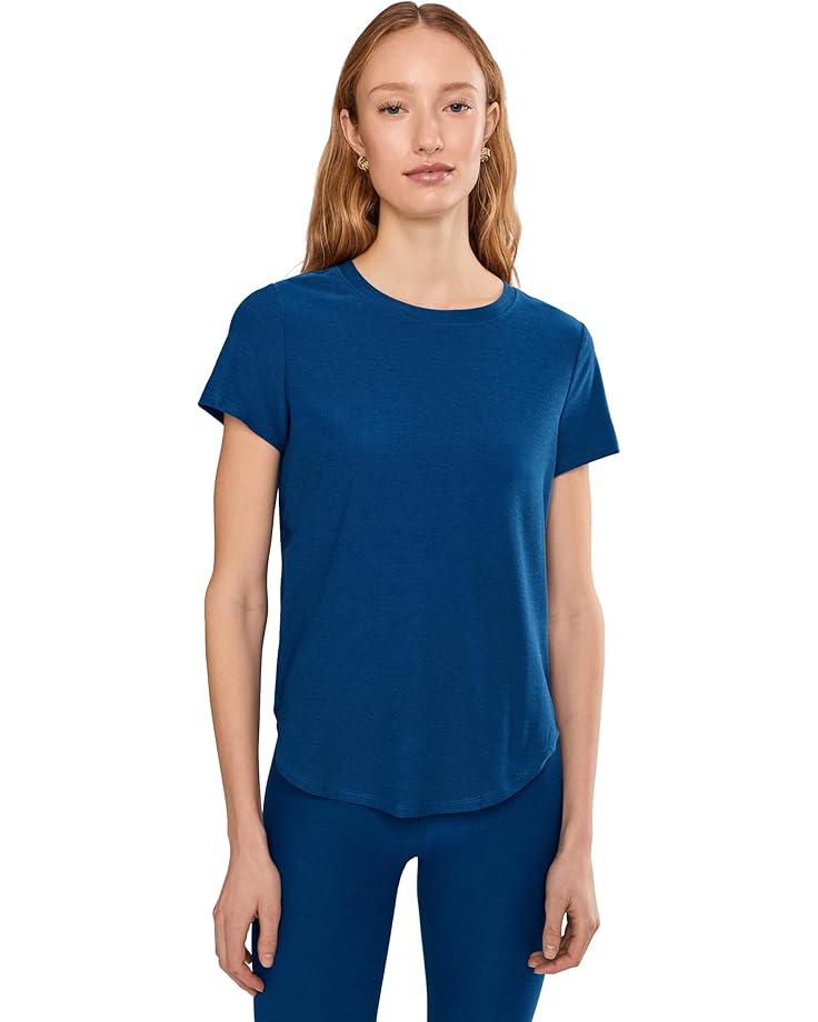 

Женская футболка Beyond Yoga Featherweight On The Down Low, Marine Blue Heather, Синий, Женская футболка Beyond Yoga Featherweight On The Down Low, Marine Blue Heather