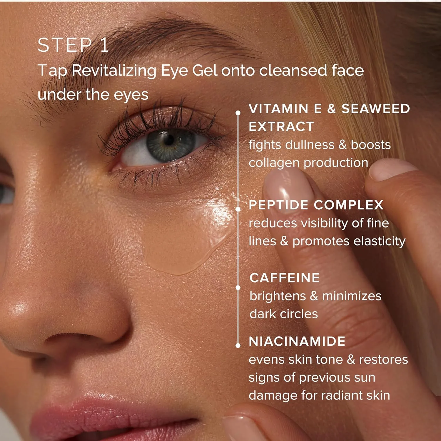 Набор MDSolarSciences Daily Perfecting Moisturizer SPF 30 и Revitalizing Eye Gel | Утренний антивозрастной уход за кожей | Гиалуроновая кислота, пептиды | Осветляет и уменьшает темные круги и морщины, Green — фото 3