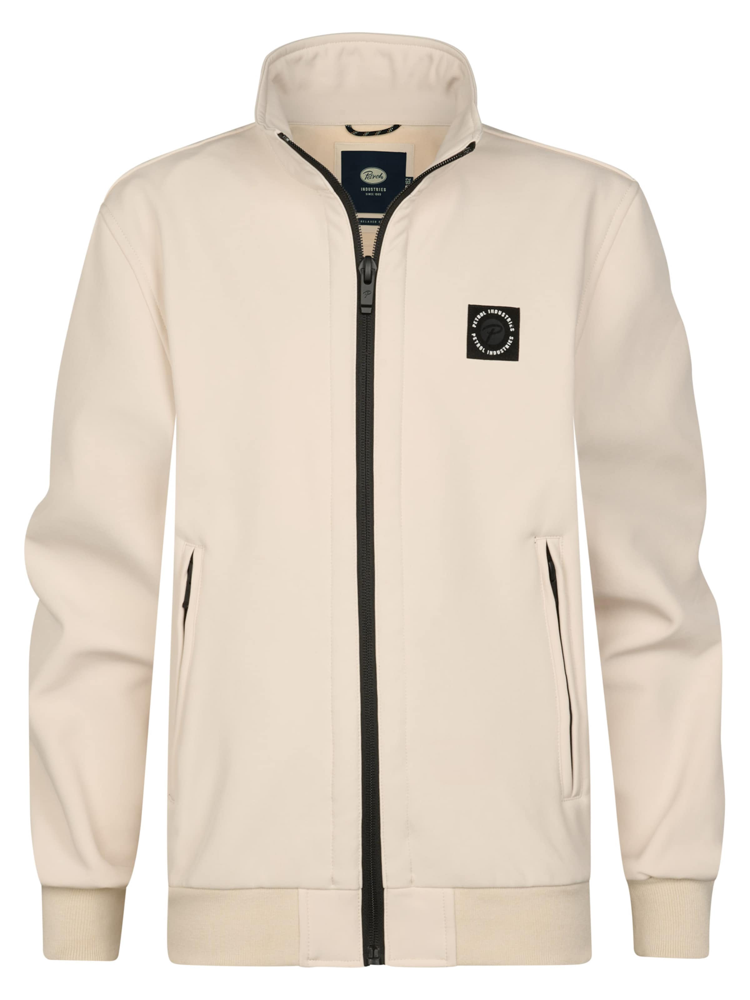 

Petrol Industries Худи на молнии в светло-бежевом цвете