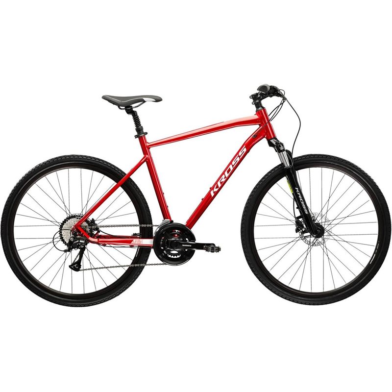 

Гибридный велосипед Kross Evado 4.0, красный