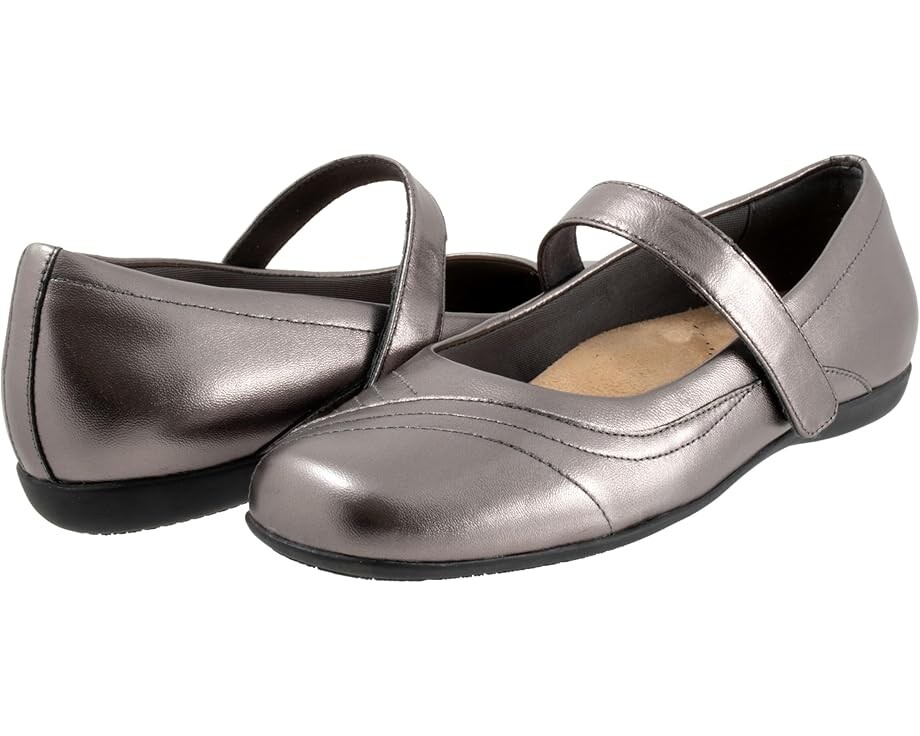 Туфли на плоской подошве Trotters Sherese, цвет Pewter