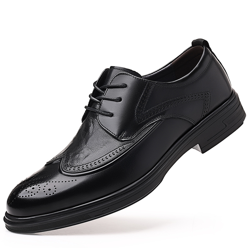 Мужские туфли для костюма Low Top черные коричневые Cachiotti — фото 2
