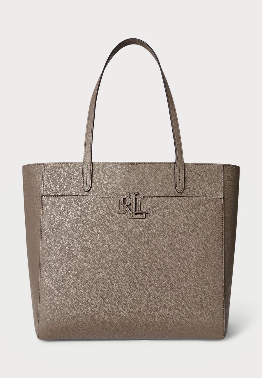 

Сумка-шоппер Lauren Ralph Lauren PEBBLED LEATHER LARGE CAMERYN TOTE BAG, Taupe Brown/Light Brown
