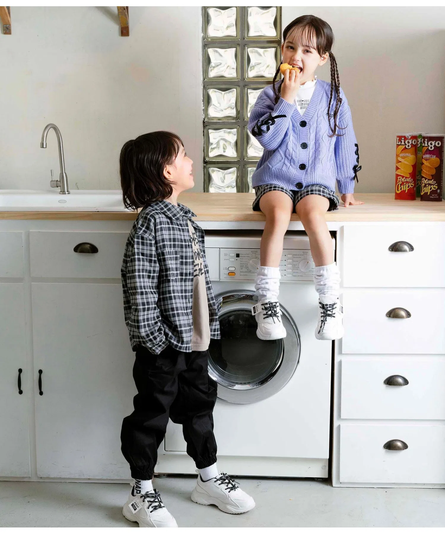 Детская рубашка ANAP kids в клетку — фото 4