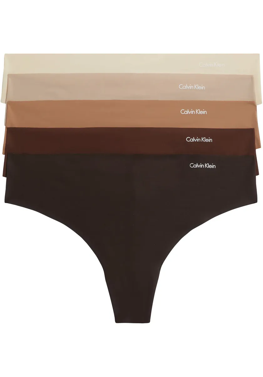 

Calvin Klein Underwear T-String "THONG 5PK" (5 шт. в упаковке, 5 шт. в упаковке), цвет Naturals