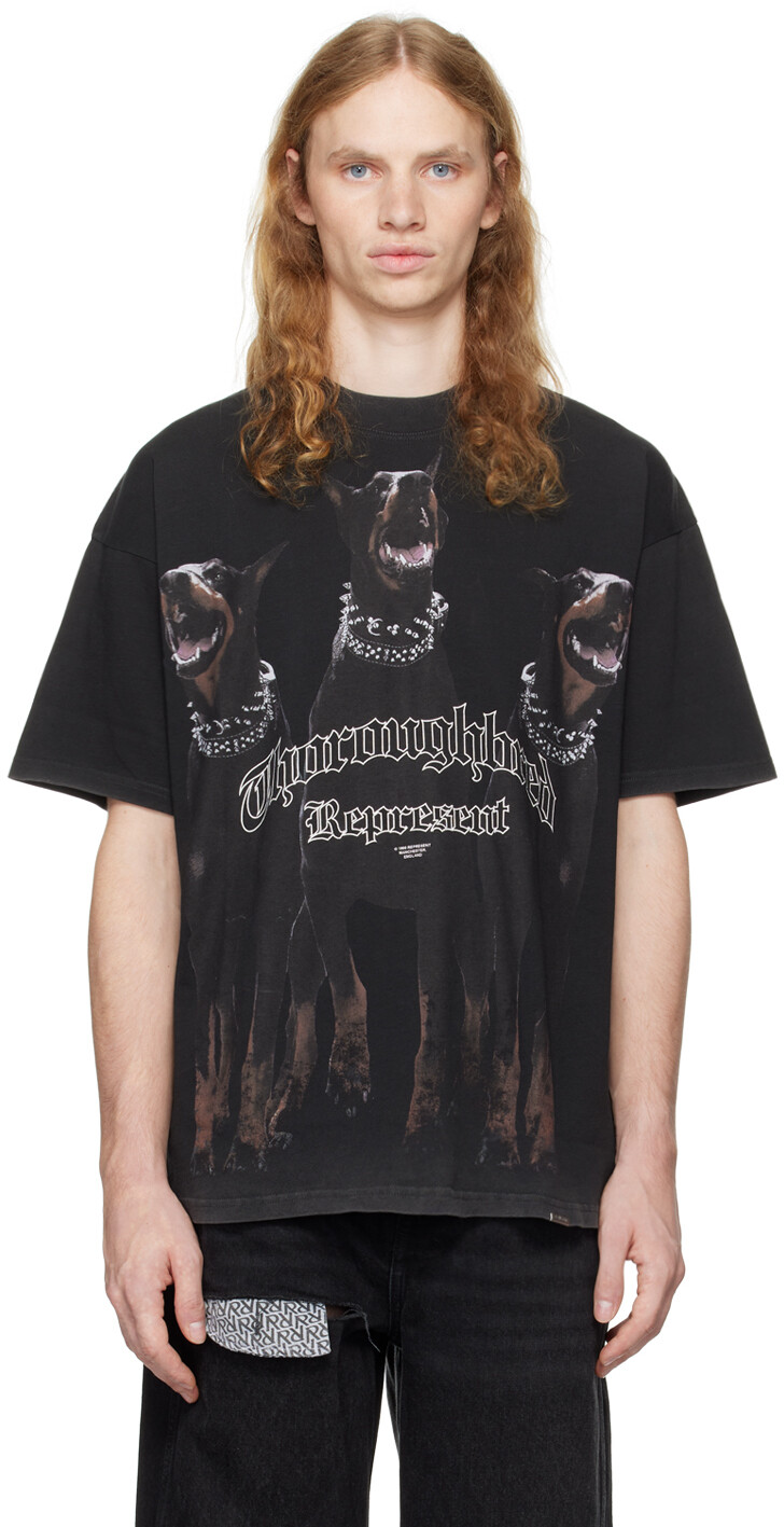 

Черная футболка «Thoroughbred» Represent