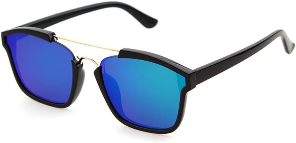 

Солнцезащитные очки с защитой UV400 | Зеркальные линзы, плоская верхняя часть, цветные линзы | Для женщин и мужчин, для занятий спортом на открытом воздухе и вождения DSVIGF, 07