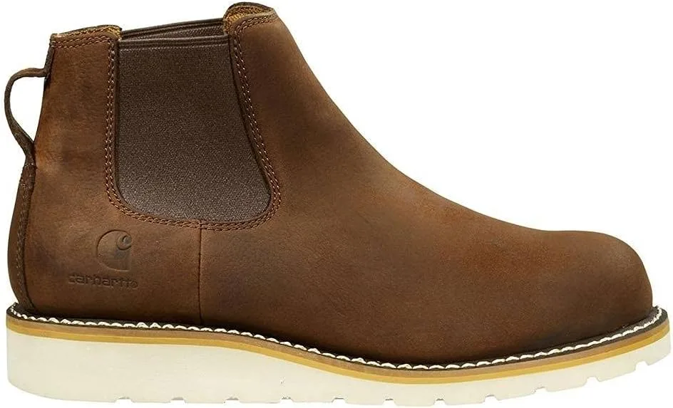 Мужские ботинки Carhartt в майке высотой 5 дюймов с металлизированным носком FW5233-M, модель «Celsi», цвет Dark Bison Oil Tanned