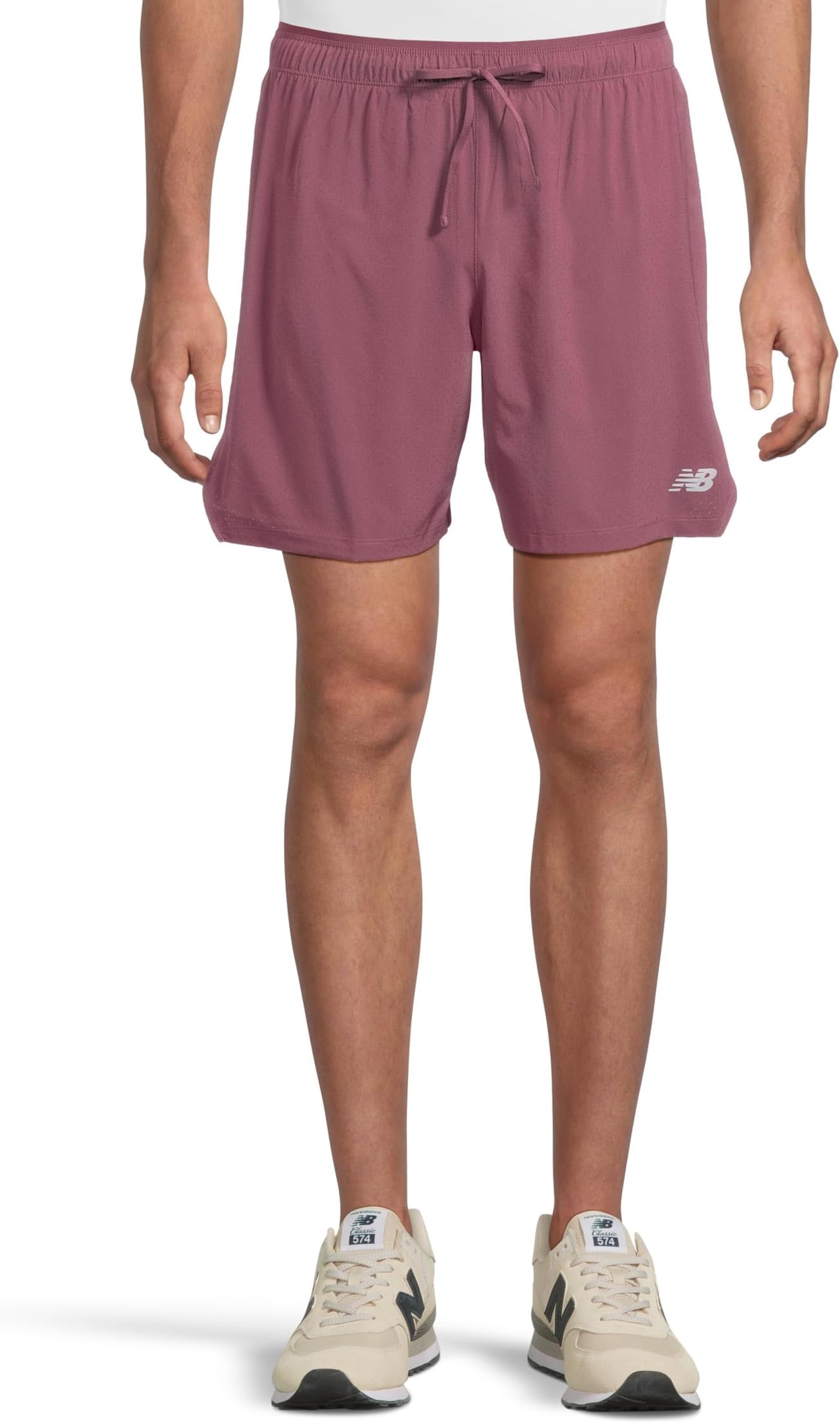 

Мужские шорты RC 7 дюймов New Balance, Faded Plum