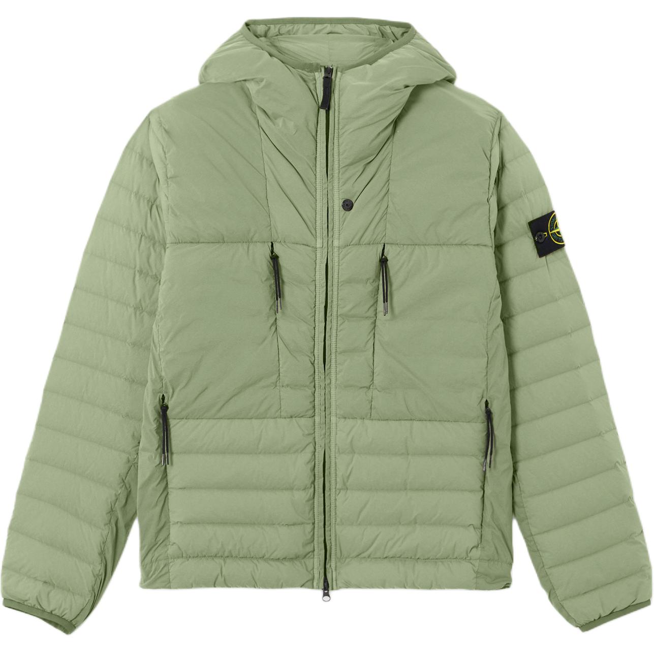 

Беспаечная пуховая куртка STONE ISLAND, светло-зеленый