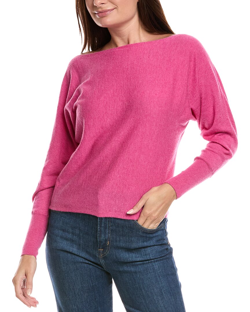 

Калифорнийский кашемировый свитер с открытыми плечами THE CASHMERE PROJECT, розовый