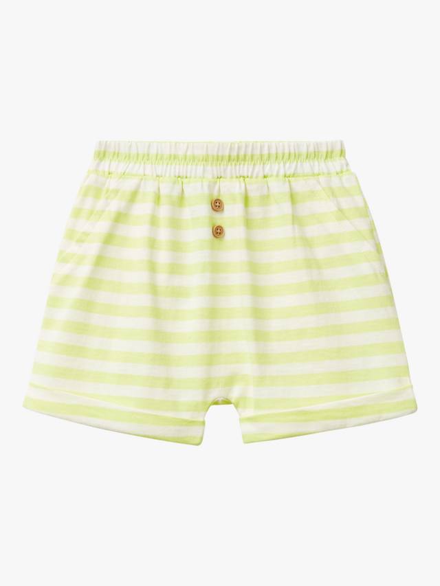 

Детские хлопковые шорты в полоску Benetton, Lime