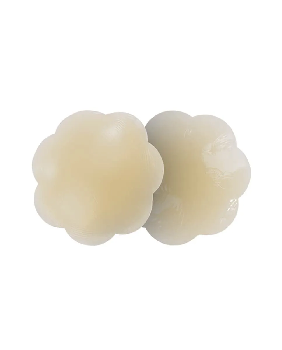 

Силиконовые накладки на соски в форме цветка для скрытия сосков, многоразовые для бюстгальтеров Bye Bra