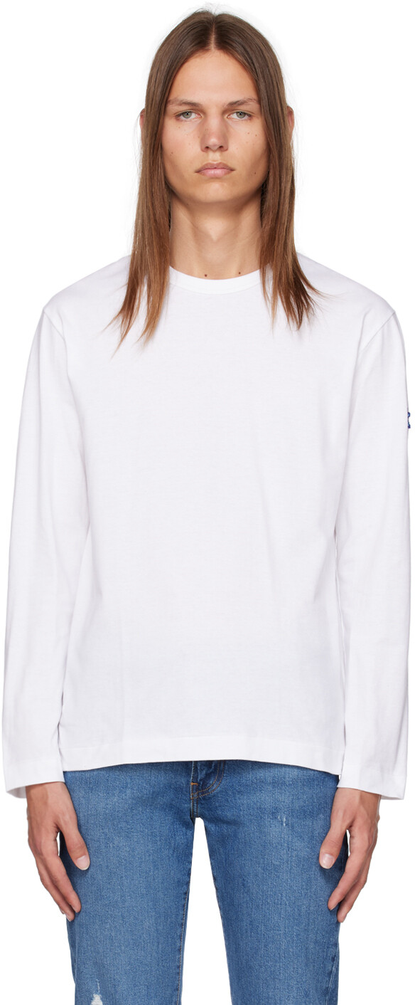 

Футболка с длинным рукавом Invader Edition COMME des GARcONS PLAY, белый
