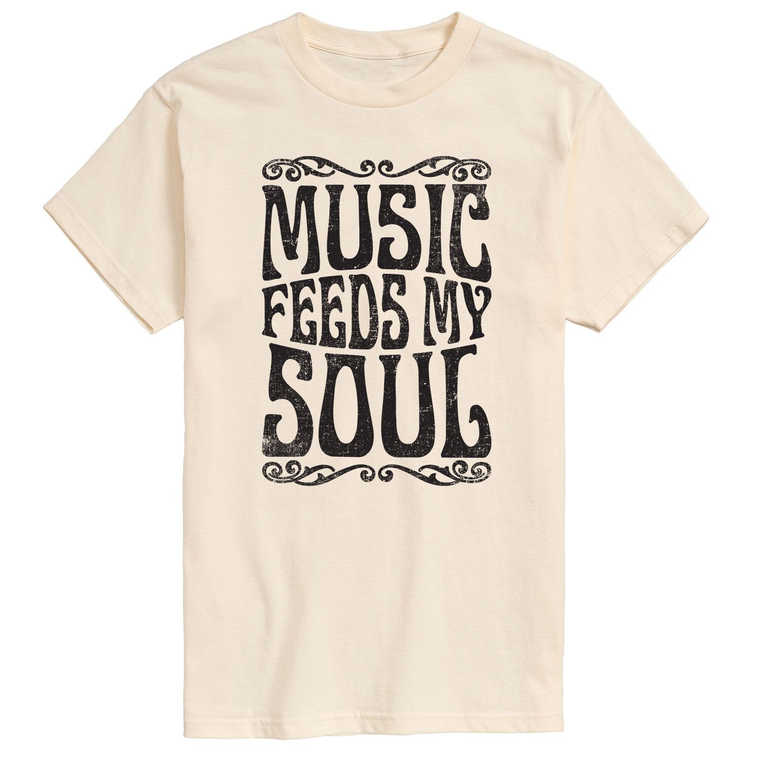 

Мужская футболка Music Feeds My Soul Licensed Character