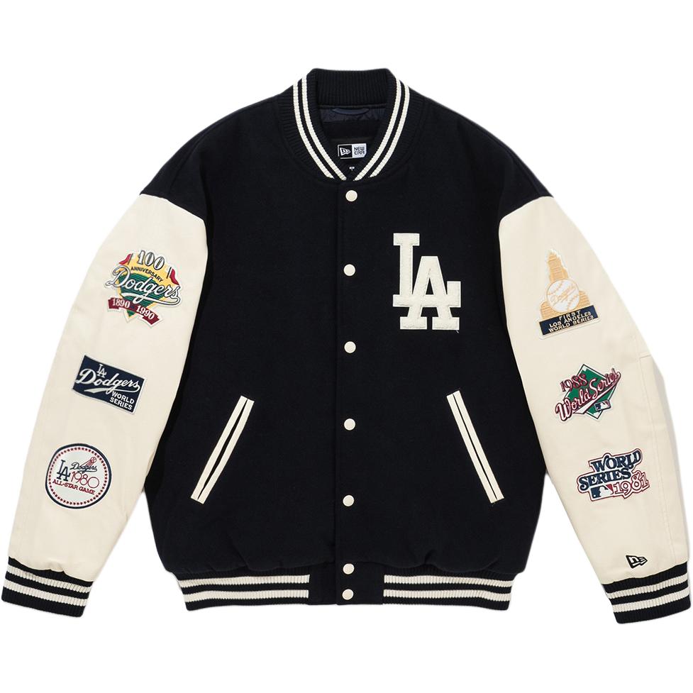 

New Era Бейсбольная куртка унисекс, Marine Blue