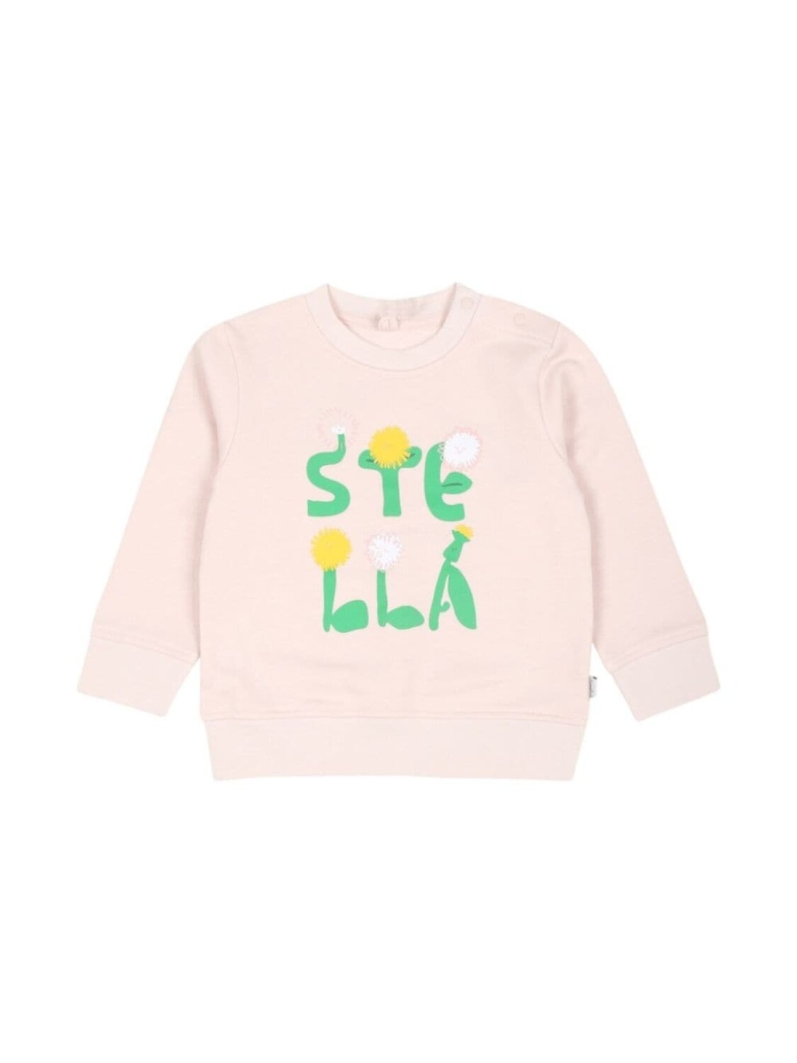 

Stella McCartney Kids толстовка с цветочным принтом, розовый