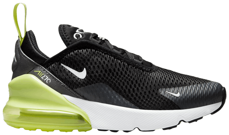 

Кроссовки Nike Air Max 270 PS 'Black Light Lemon Twist', черный
