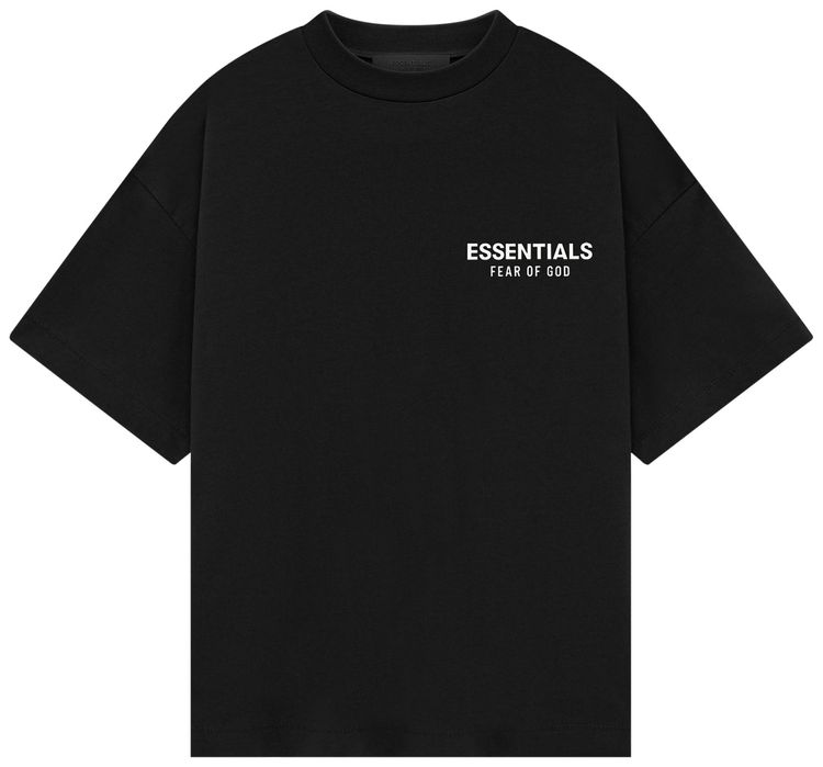 

Футболка Fear of God Essentials Kids Jersey Crewneck Tee 'Black', черный