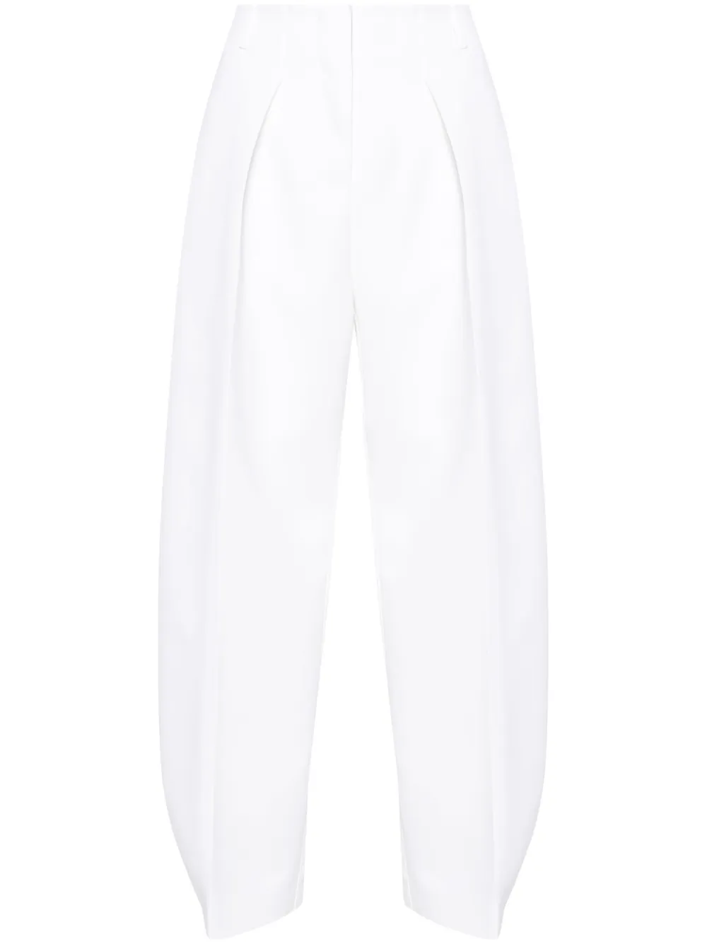 

Брюки палаццо Ovalo со складками JACQUEMUS, белый