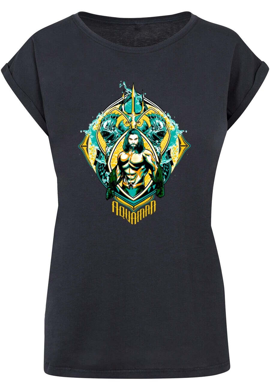 

Футболка ABSOLUTE CULT Shirt Aquaman - The Trench Crest, темно-синий