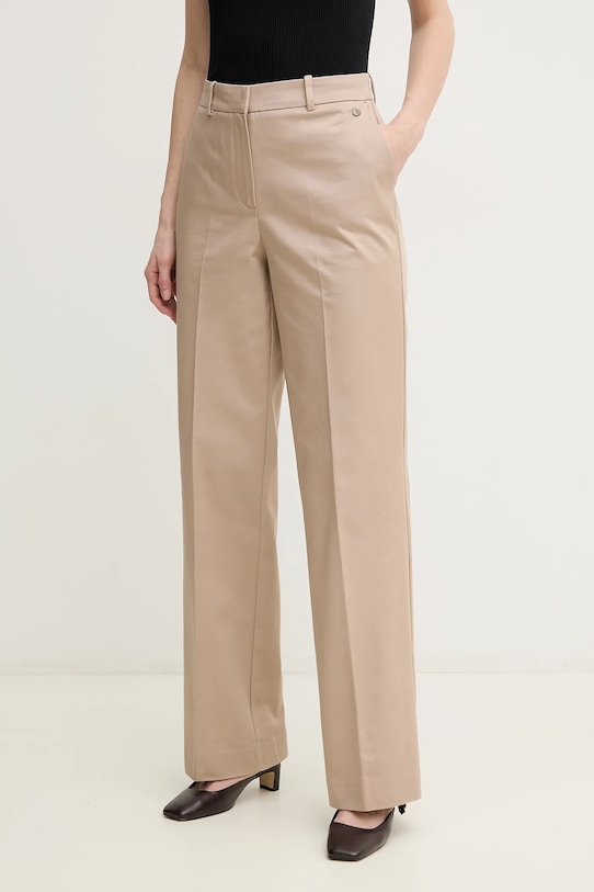 

Хлопковые брюки Pedro Del Hierro, бежевый