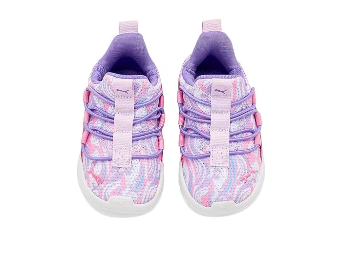 Кроссовки повседневные One 4 All Slip-On PUMA Kids, White/Lilac Frost/Pearl Pink — фото 3