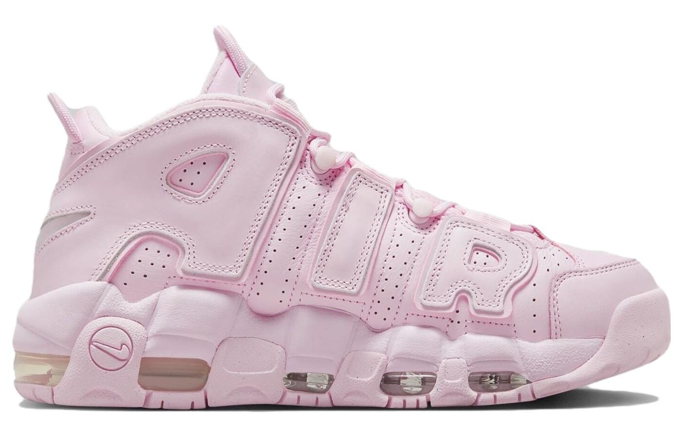 Женские баскетбольные кроссовки Nike Air More Uptempo Vintage, Pink — фото 2