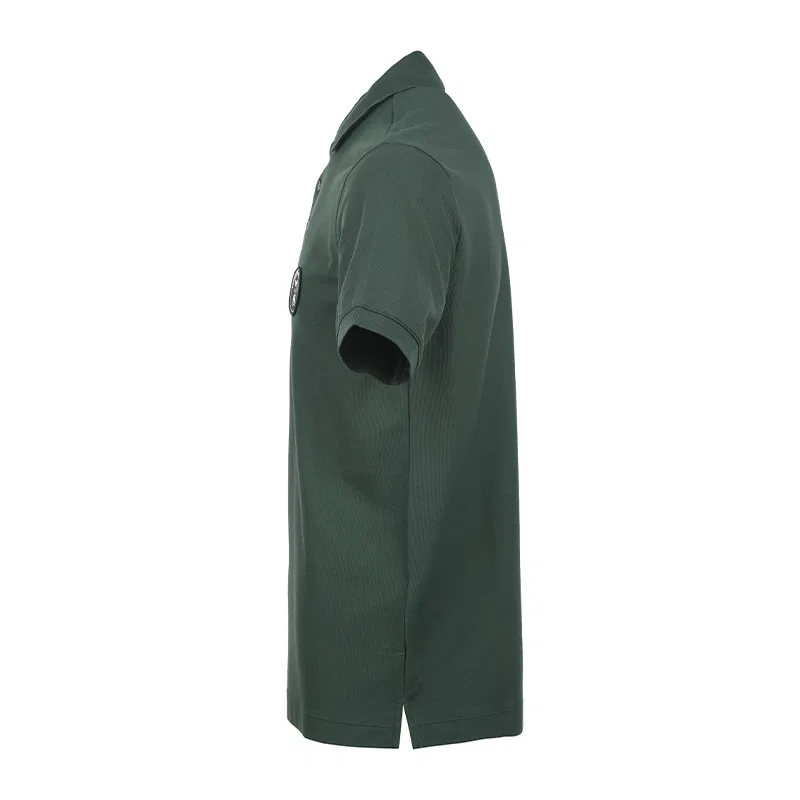 Поло с коротким рукавом SS26 мужское темно-зеленое EMPORIO ARMANI, Dark Green — фото 4