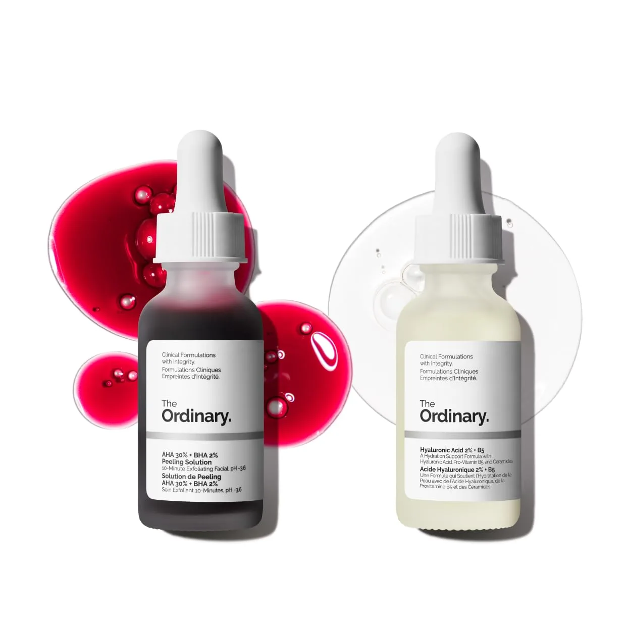 Сыворотка The Ordinary — Отшелушивающий AHA % + BHA %, усовершенствованный для сияющей кожи