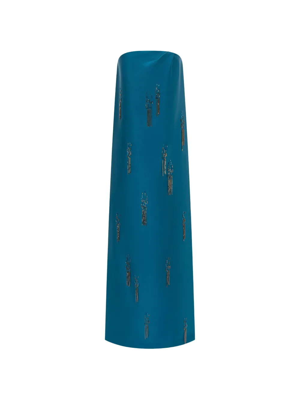 

Комбинезон с отделкой и накидкой Rami Al Ali, синий