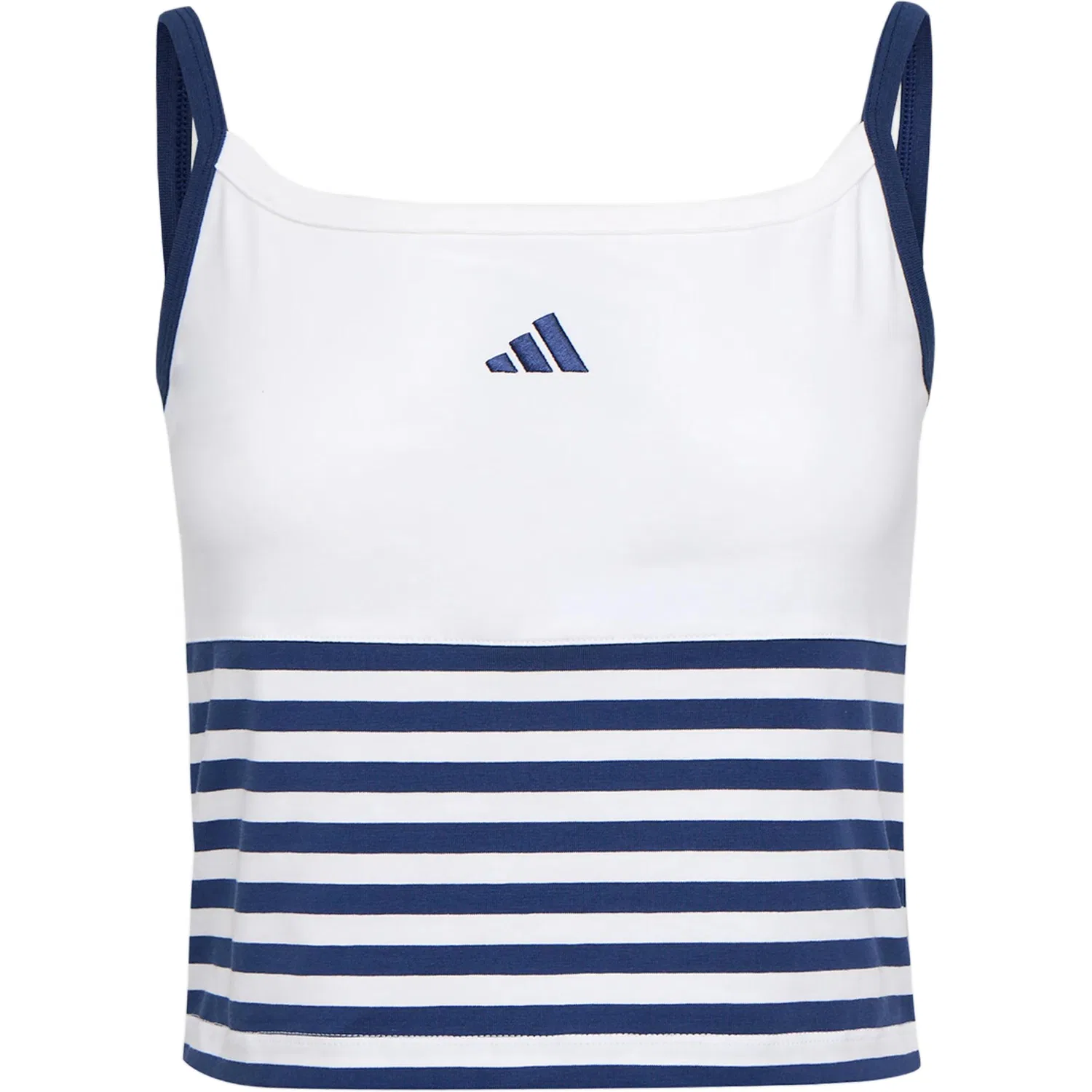 Топ-камисоль Adidas White/Technology Indigo