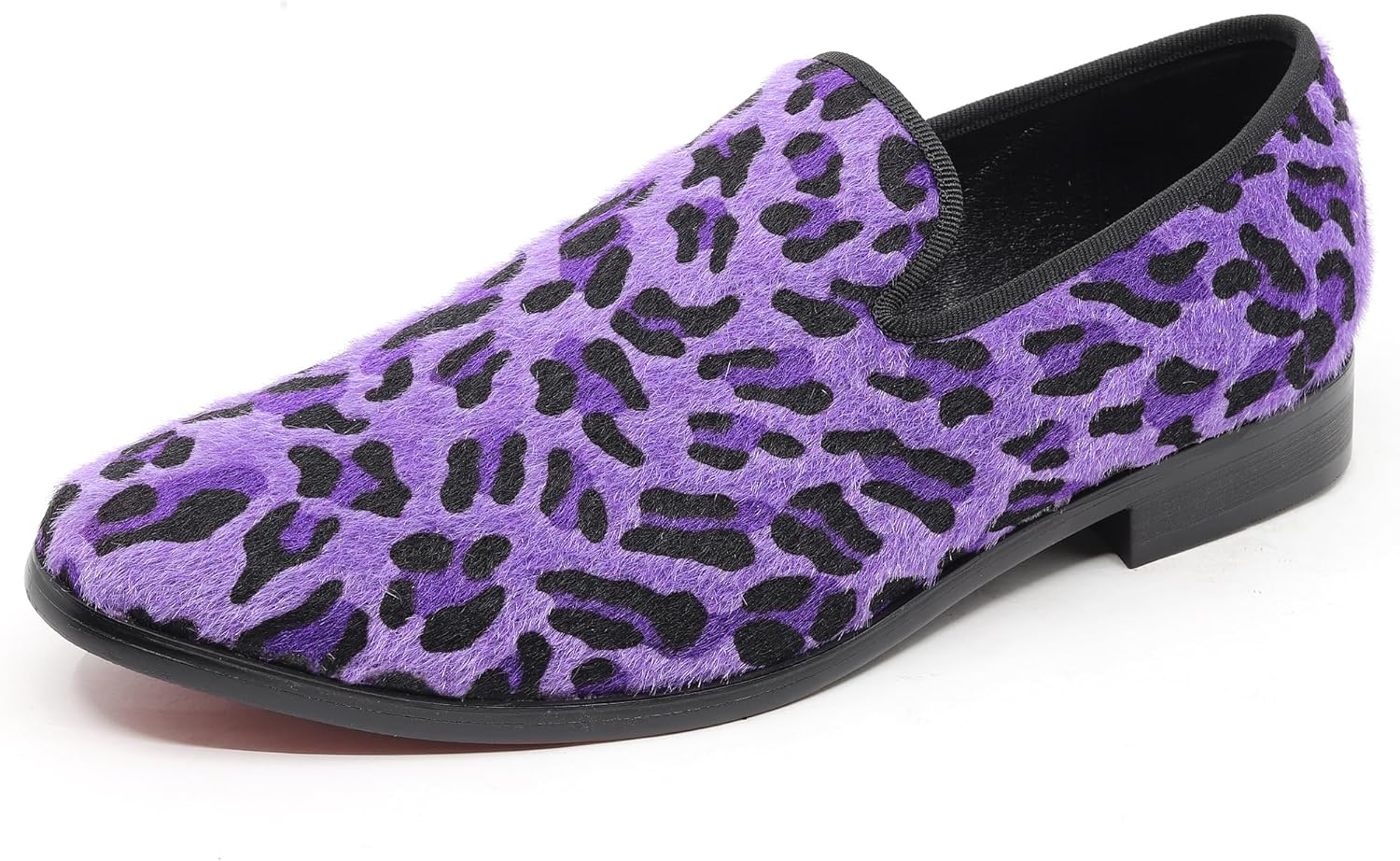 

Мужские модные лоферы Metrocharm с леопардовым принтом SM-03, фиолетовый