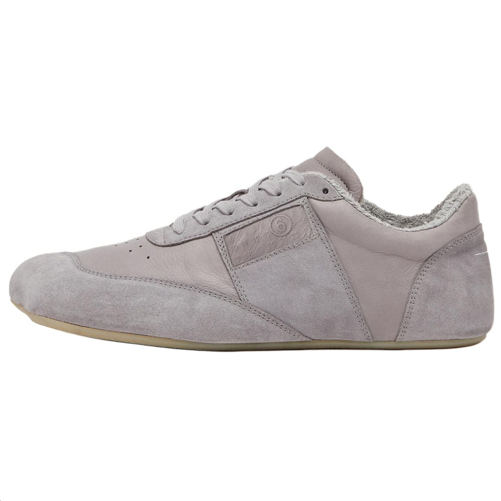 

Кроссовки Numbers Embossed на шнурках MM6 Maison Margiela, серый