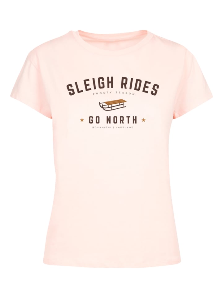 

Женская футболка Box Tee Sledging Christmas в розовом цвете F4NT4STIC, Розовый, Женская футболка Box Tee Sledging Christmas в розовом цвете F4NT4STIC