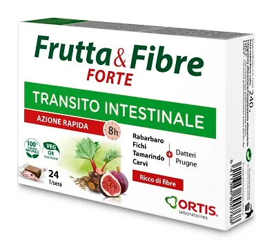 

Добавка Fruit&Fibre Forte для периодического ленивого кишечного транзита, 24 кубика Frutta&Fibre