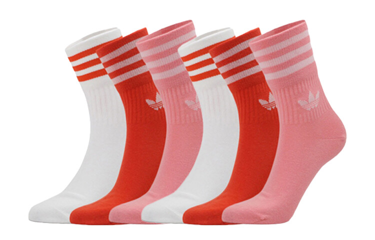 

Носки унисекс до середины икры Adidas Originals, цвет 2 Sets (6PCS)