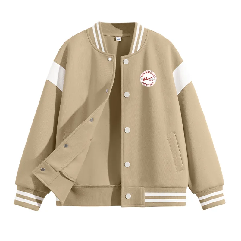 Детская бейсбольная майка со стойкой WARRIOR, Khaki/H round label K