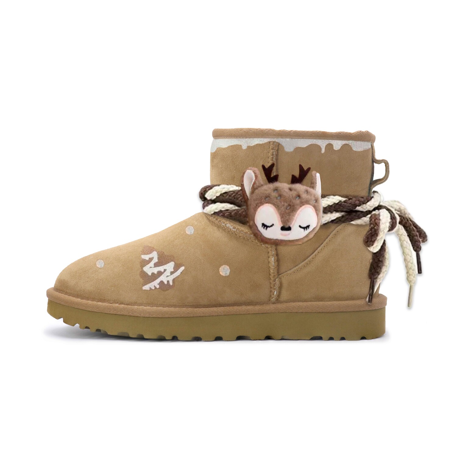 

CLASSIC MINI Зимние ботинки женские каштановые Ugg, цвет Chestnut