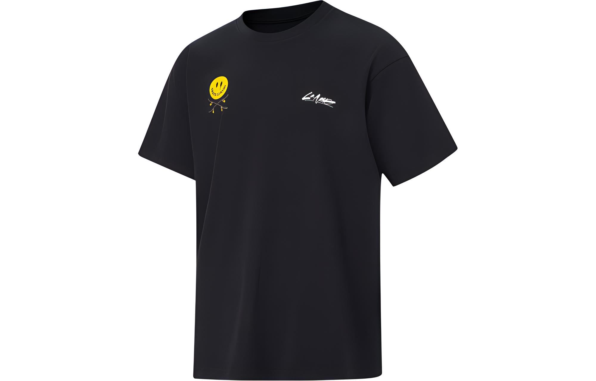 

LiNing Футболка с коротким рукавом Unisex Black, Черный, LiNing Футболка с коротким рукавом Unisex Black