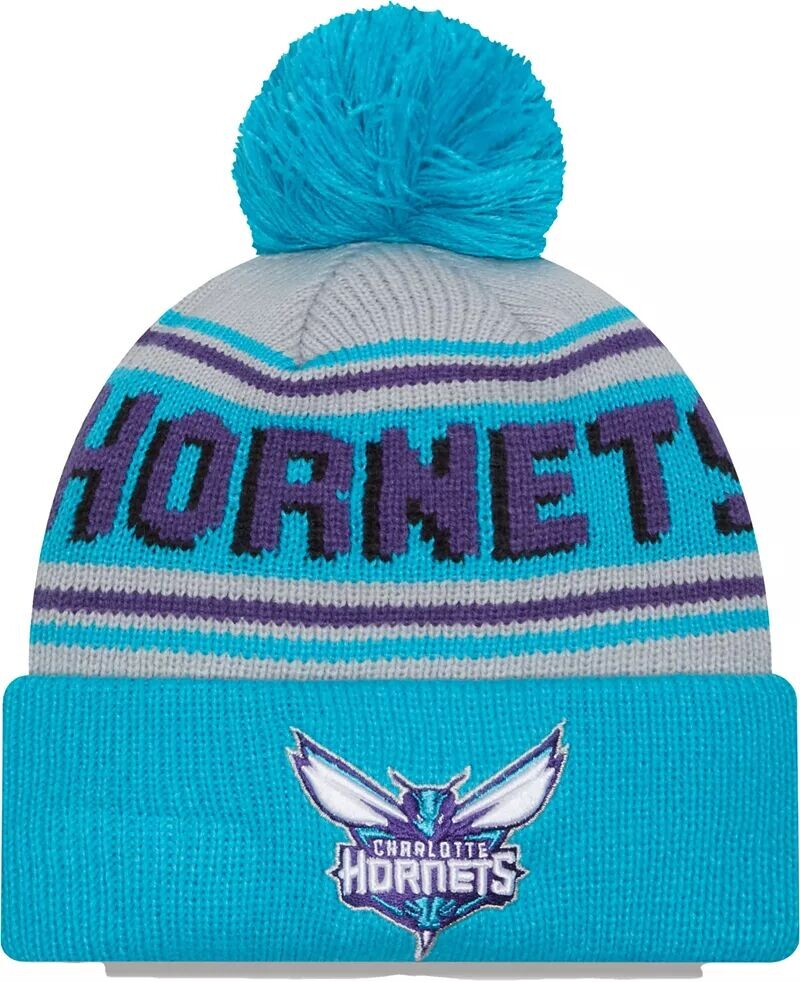 

Бирюзовая вязаная шапка New Era для взрослых Charlotte Hornets