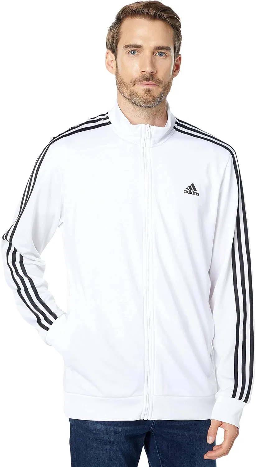 Тренировочная куртка adidas, White/Black — фото 2