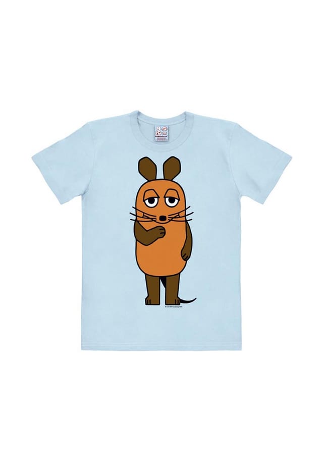 

Футболка easyfit шоу с мышкой - мышь Logoshirt, голубой