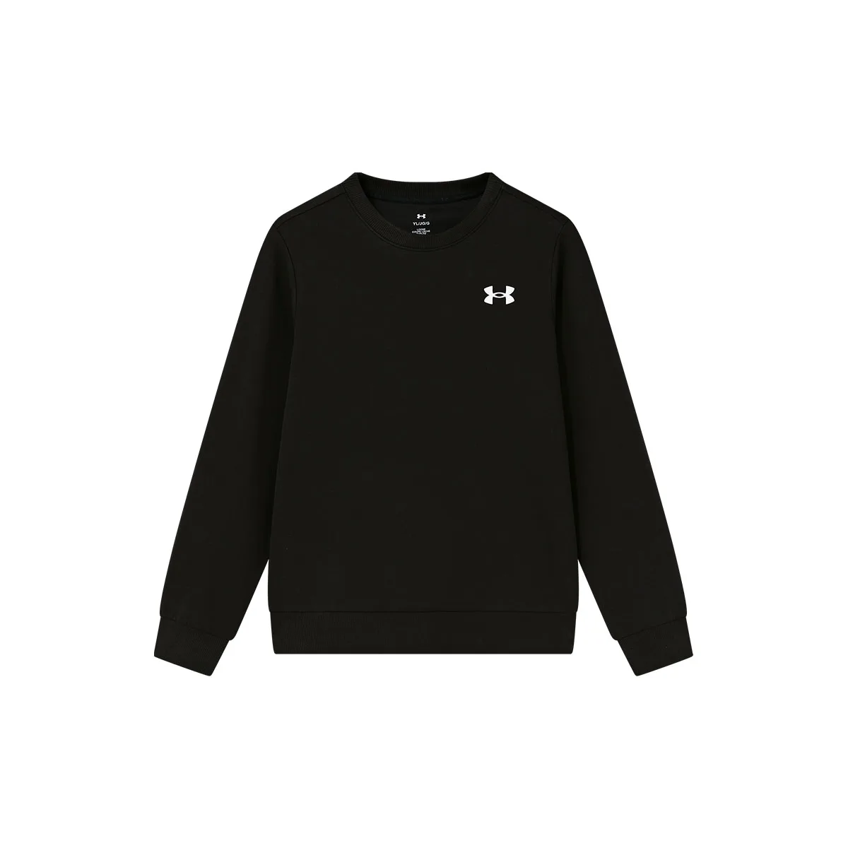 Детский свитшот с круглым вырезом Under Armour, черный