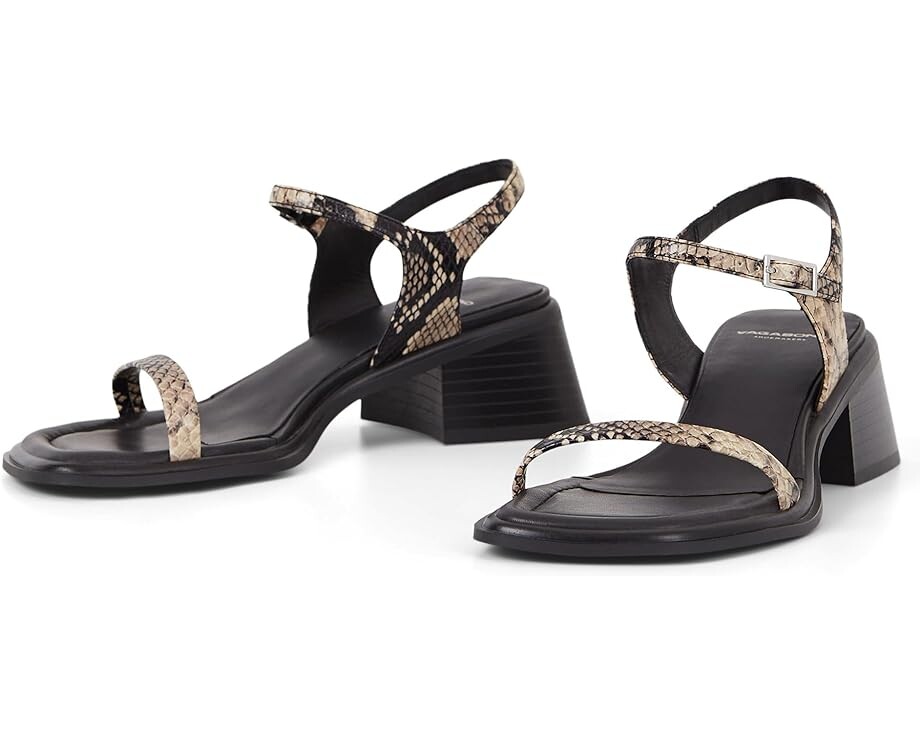 

Сандалии Vagabond Shoemakers Ines Snake, цвет Beige/Black