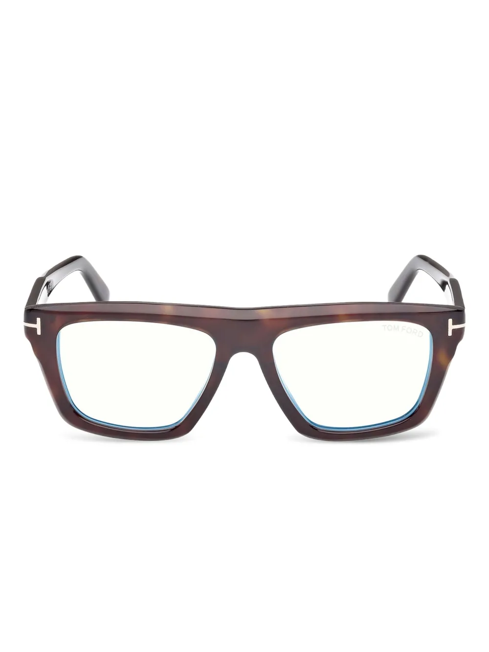 

Очки в прямоугольной оправе TOM FORD Eyewear, коричневый