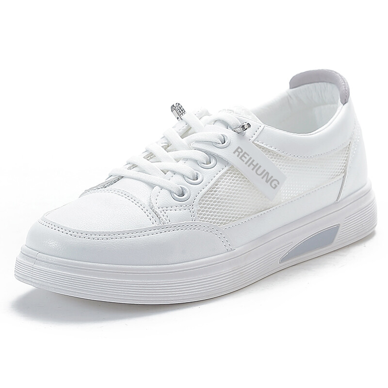 

Кроссовки REIHUNG Skateboarding Shoes Women's Low-top, белый/серый