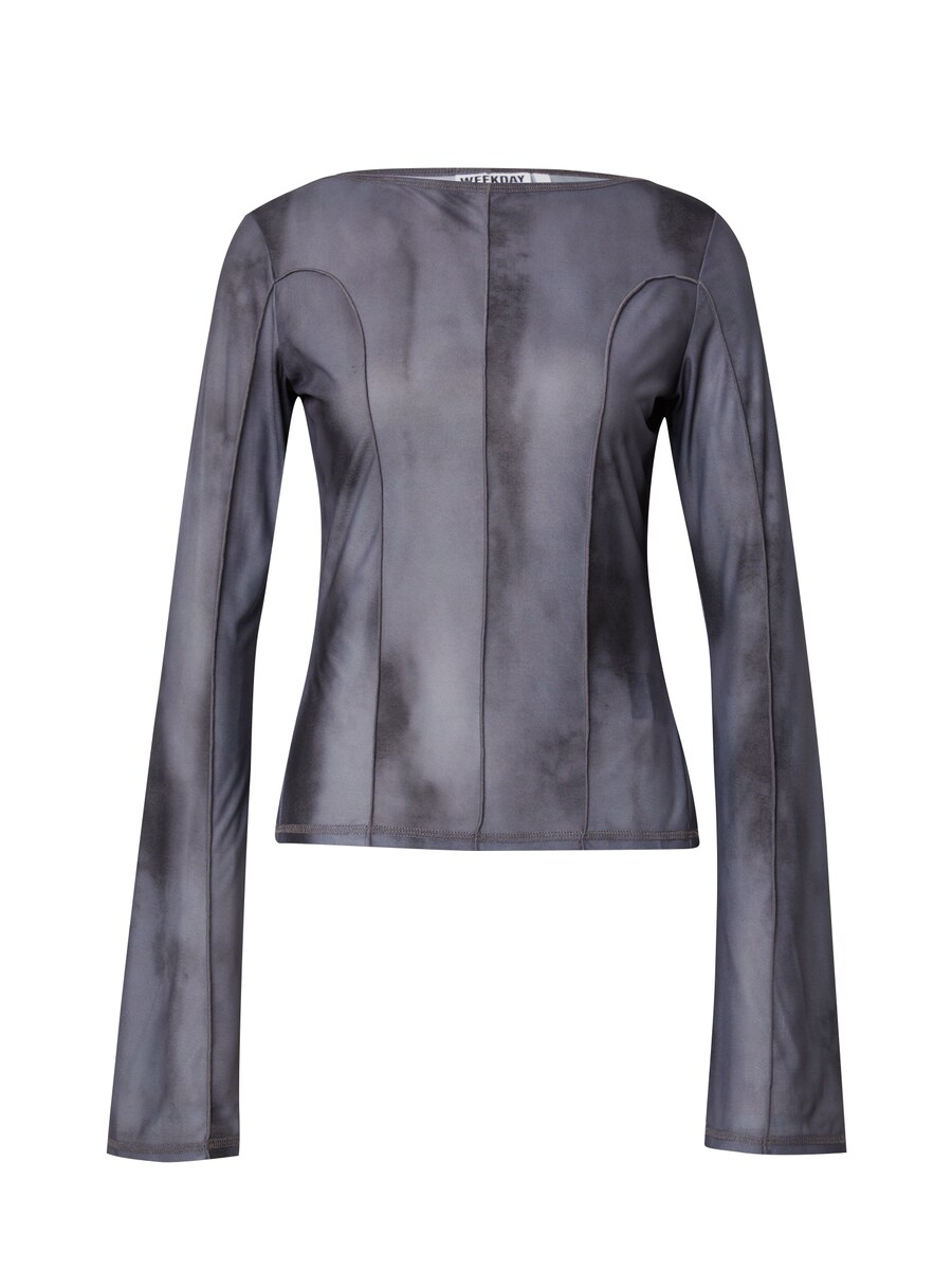 

Рубашка WEEKDAY Lora, цвет Grey/Anthracite