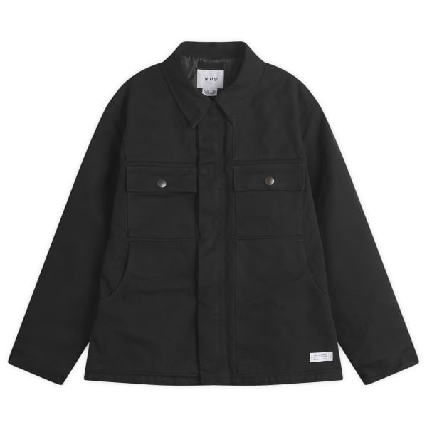 

Рабочая куртка из хлопчатобумажной парусины Wtaps, черный