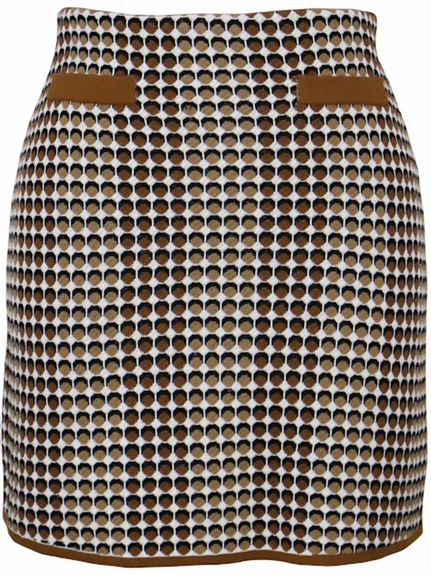 

Мини-юбка Moda в коричневом мультиколоре LUCY PARIS